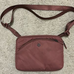 Maroon Lululemon Belt Bag